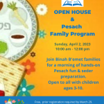 Pesach Family Program at Binah B'emet