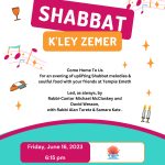 Come Home Shabbat Kley Zemer