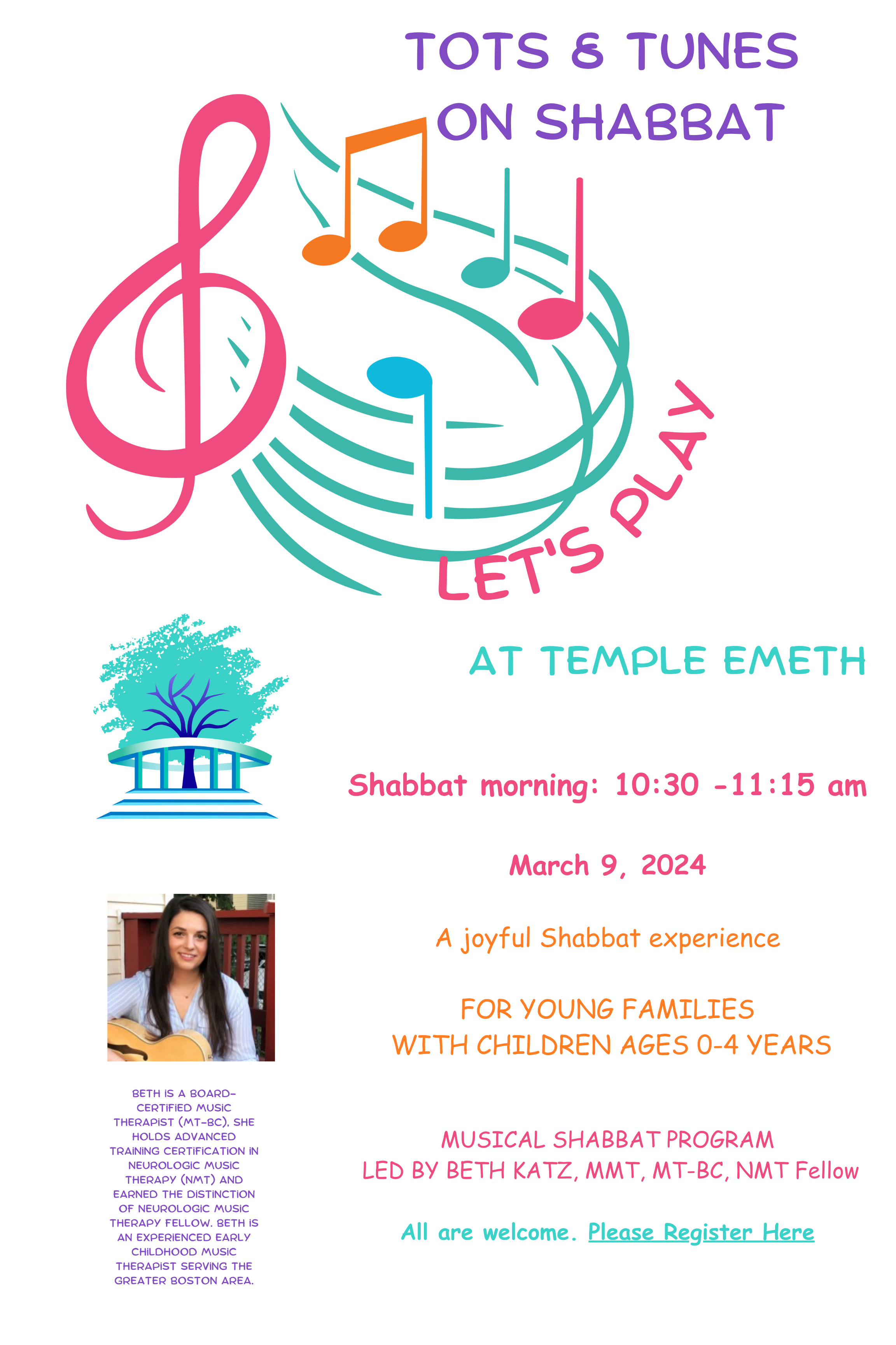 Tots and Tunes on Shabbat