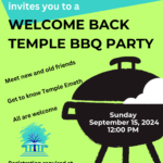 Welcome Back Temple BBQ Party