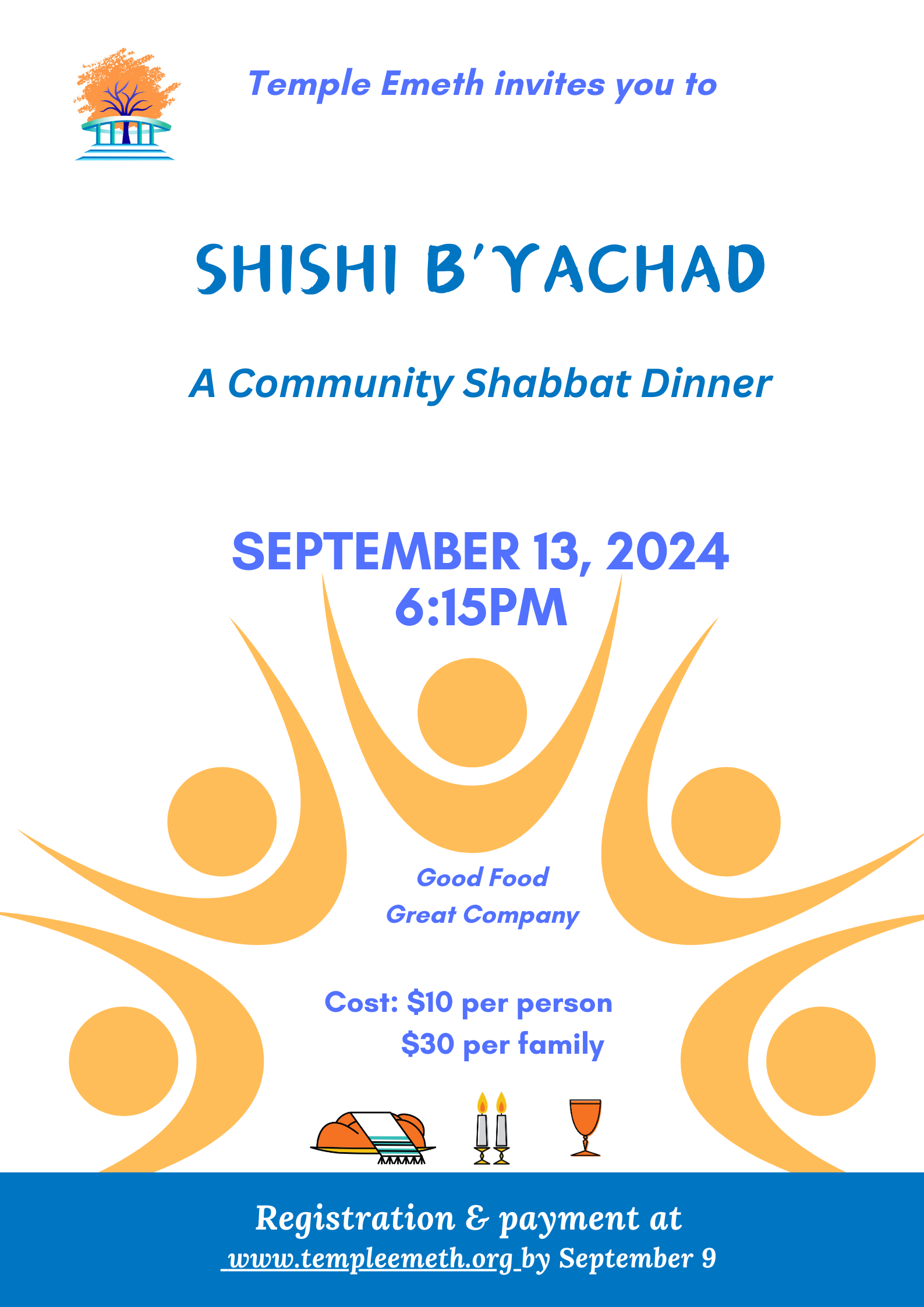Shishi B'Yachad Communal Dinner