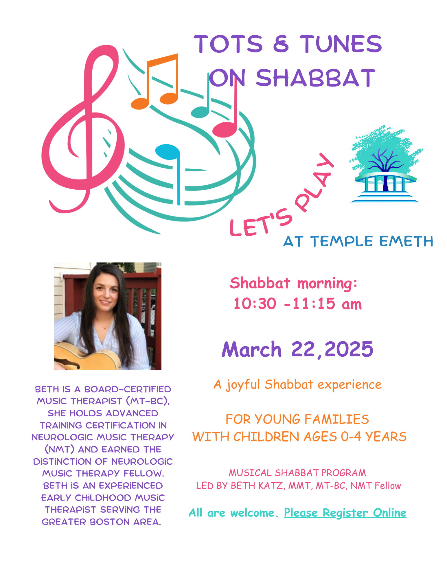 Tots & Tunes on Shabbat